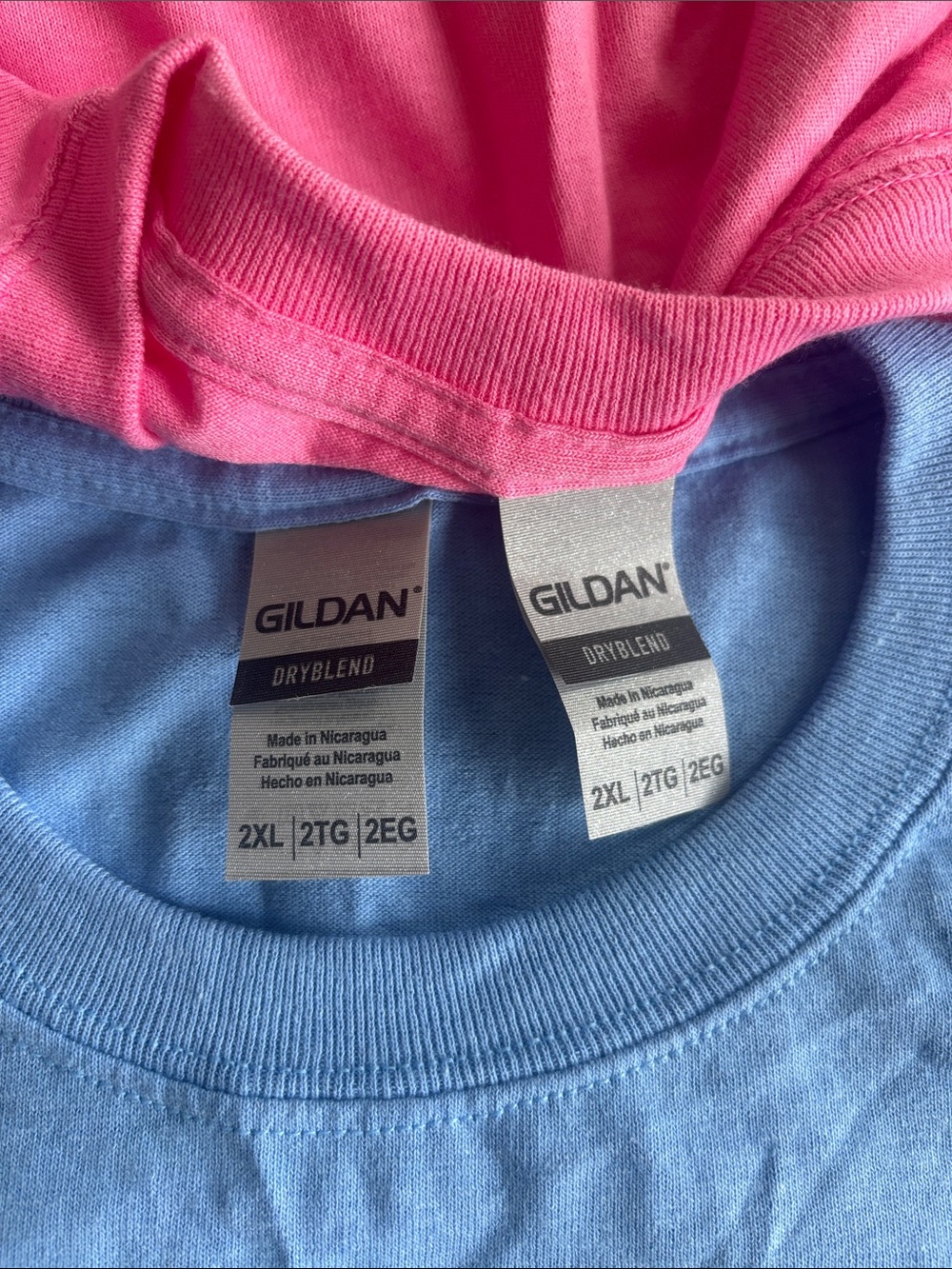 Bobcat Short-Sleeve Graphic Tee — Blue & Pink - Picture 2 of 4